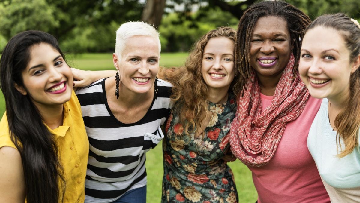 Article Cards Featured Image Group of Women Socialize Teamwork Happiness Concept